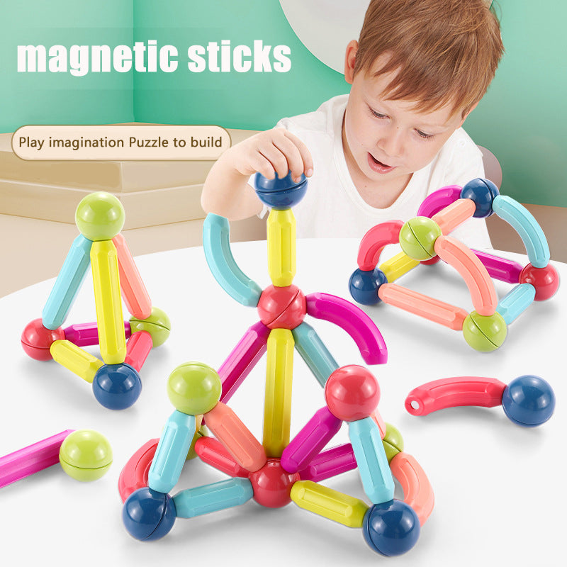 Bloques Magnéticos Infantiles – Juego Educativo de Construcción Creativa