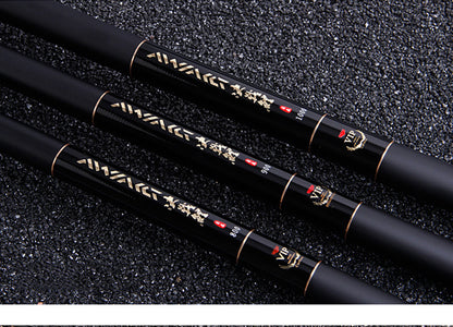 Caña de pescar telescópica de carbono – diseño ligero, resistente y ergonómico