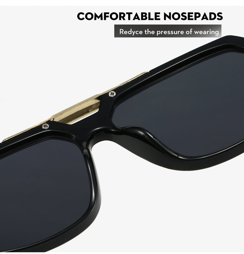 Gafas de sol ovaladas para hombre – Estilo moderno con protección UV