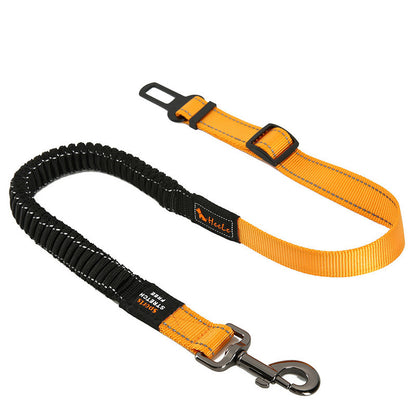 Cinturón de seguridad ajustable para perros – Nylon resistente y compatible con vehículos