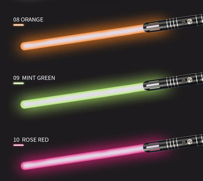 Espada Láser RGB 2 en 1 con Sonido y Luces LED – Recargable por USB