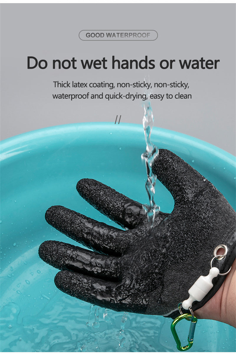Guantes de pesca profesionales antideslizantes – protección y agarre seguro