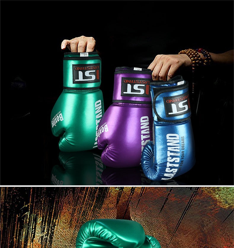 Guantes de boxeo profesionales – Entrenamiento sanda para hombre y mujer