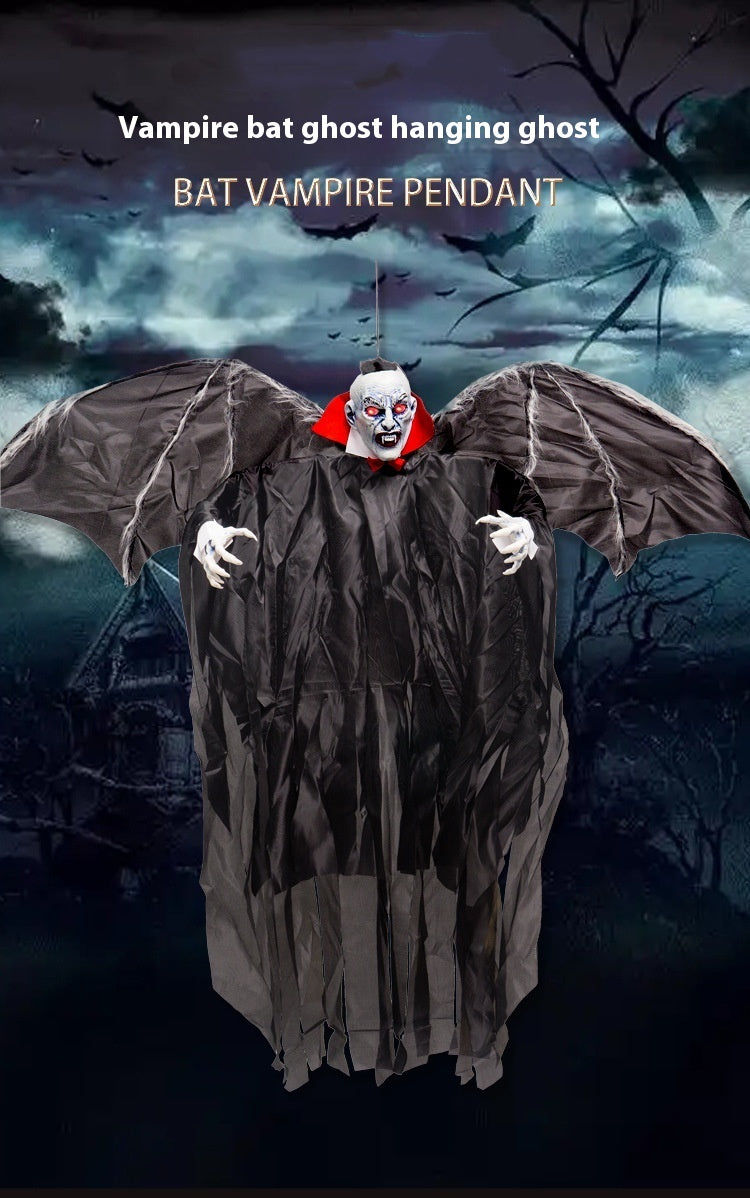 Murciélago Luminoso con Sensor de Luz – Decoración Colgante de Halloween