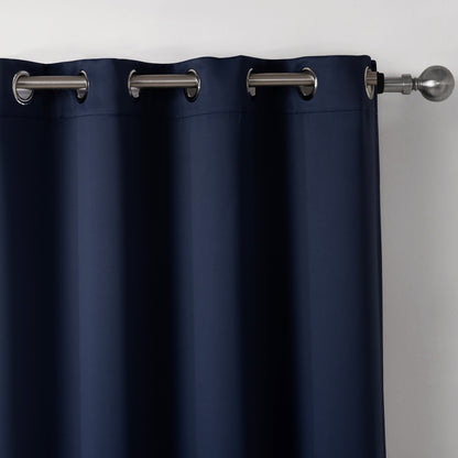 Cortinas Opacas Modernas Azul Oscuro – Tejido Blackout con Estilo Elegante y Funcional