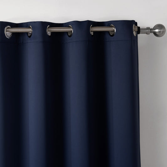 🪞🌙 Cortinas Opacas Modernas Azul Oscuro – Estilo Elegante & Funcional 💖