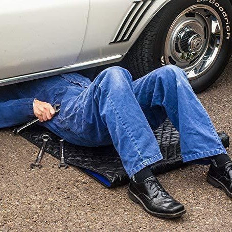 Alfombra de trabajo para reparaciones de autos 🪤🚗