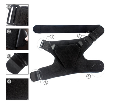 Soporte de hombro de neopreno – compresión y estabilidad para lesiones y recuperación