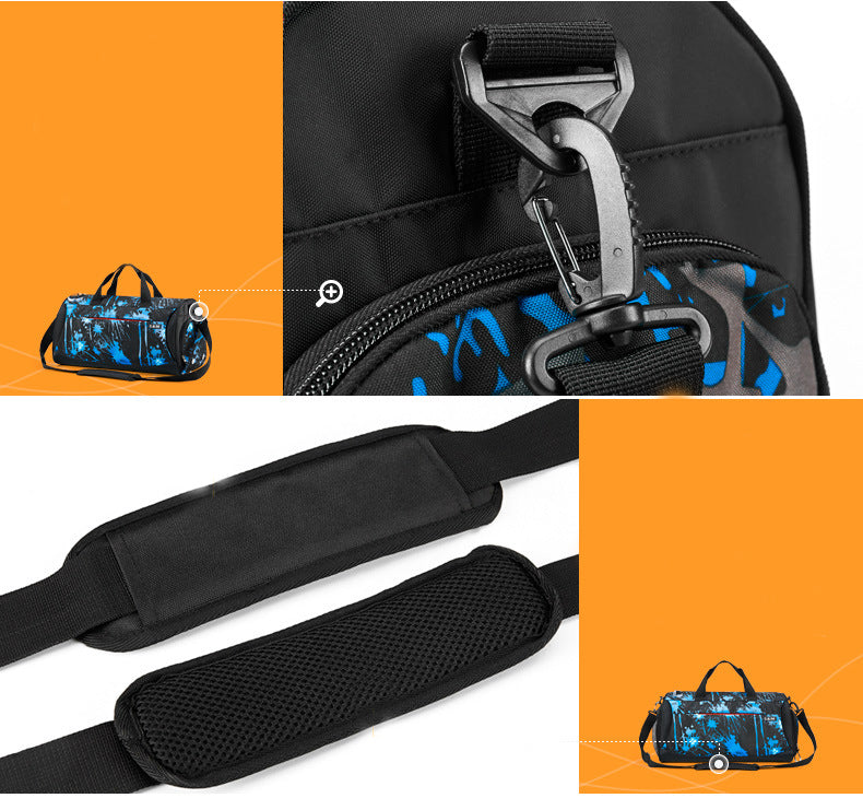 Bolso deportivo fitness para hombre – tejido Oxford impermeable