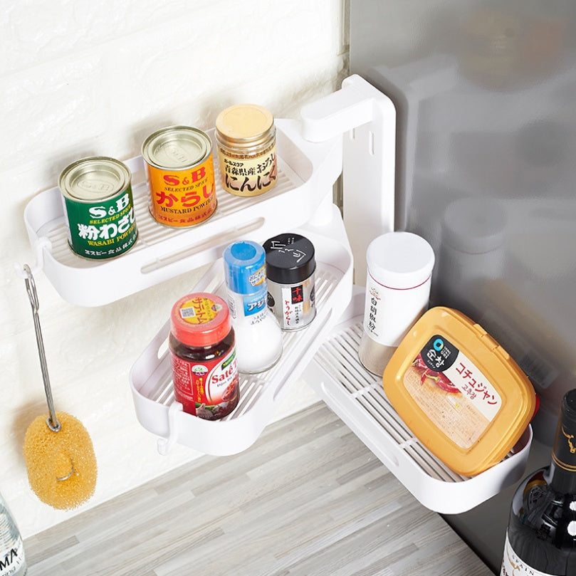 Caja organizadora giratoria de pared – 3 niveles para cocina, baño o dormitorio