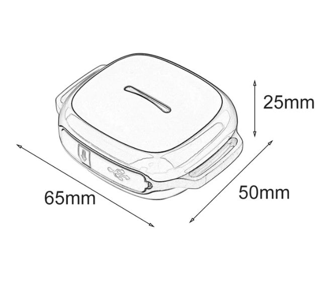 Collar localizador GPS impermeable para perros y gatos – Con alarma inteligente y batería duradera