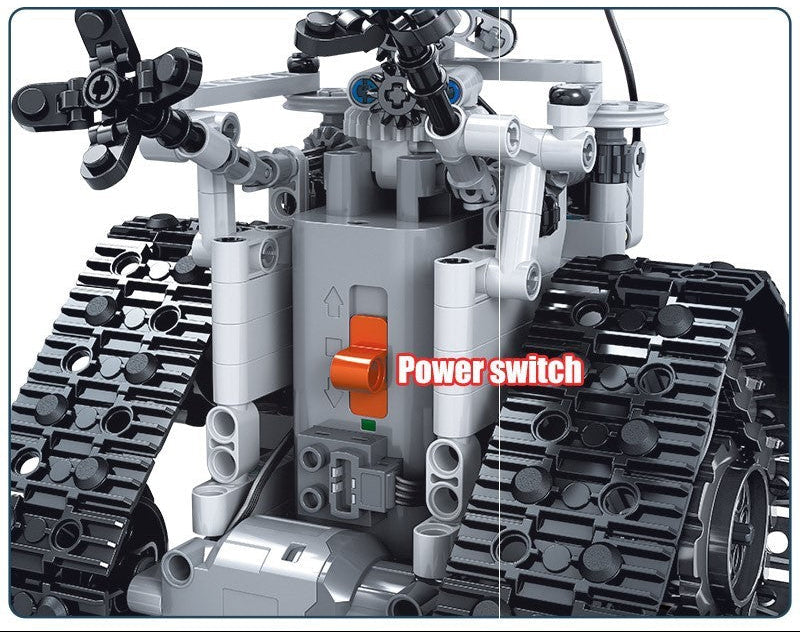 Robot Eléctrico con Control Remoto – Juguete de Construcción STEM con Bloques