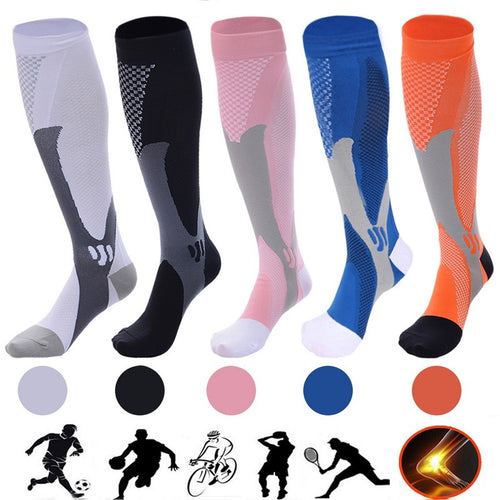 Calcetines de Compresión Graduada Unisex – Circulación y Recuperación Deportiva
