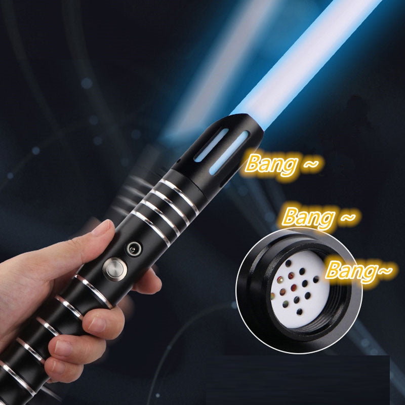 Espada Láser RGB 2 en 1 con Sonido y Luces LED – Recargable por USB