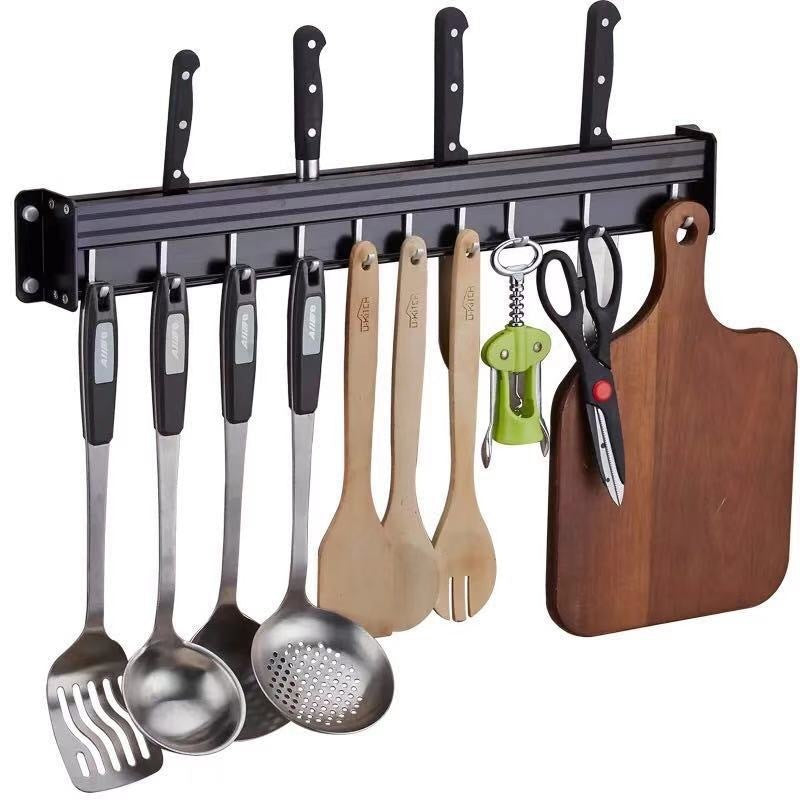 Estante de aluminio para cocina – Soporte de pared moderno