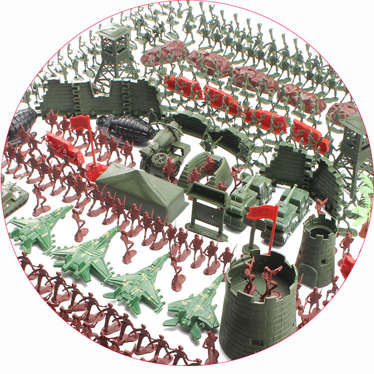 Set de Soldaditos 500 Piezas – Figuras y Accesorios de Juego Militar Infantil