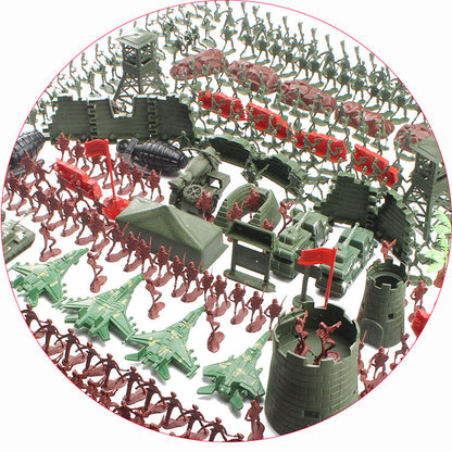 Set de Soldaditos 500 Piezas – Figuras y Accesorios de Juego Militar Infantil