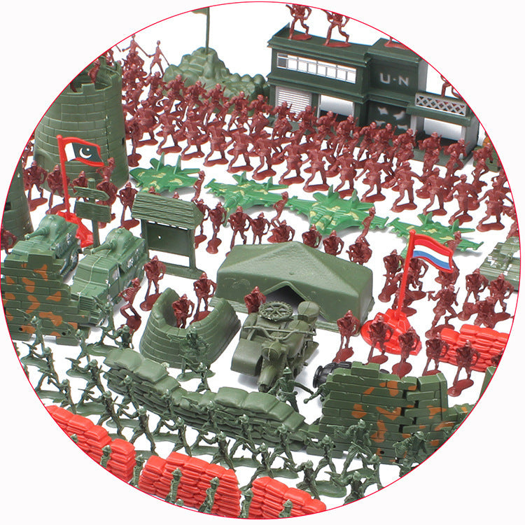 Set de Soldaditos 500 Piezas – Figuras y Accesorios de Juego Militar Infantil