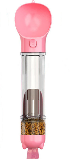 Botella de agua multifuncional para perros – Portátil, ligera y a prueba de fugas