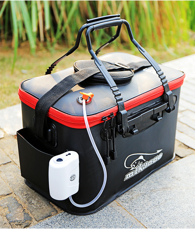 Bolsa de pesca plegable EVA impermeable – caja viva portátil para peces