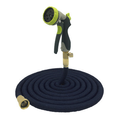 Manguera extensible de látex – Alta presión, multiusos y ligera con boquilla de aleación de zinc
