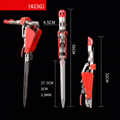 Soporte automático para caña de pescar de acero inoxidable – con resorte y sensibilidad ajustable