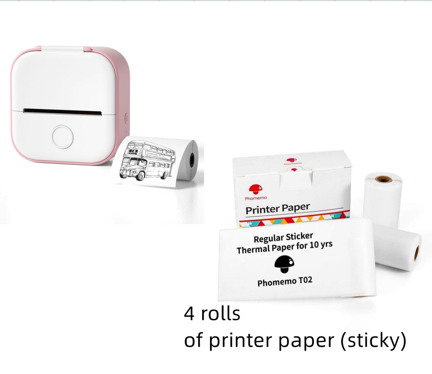 🏷️🖨️ Mini Impresora Portátil Térmica de Etiquetas – Bluetooth Compatible 📲 – Tendencia 2026 ✨
