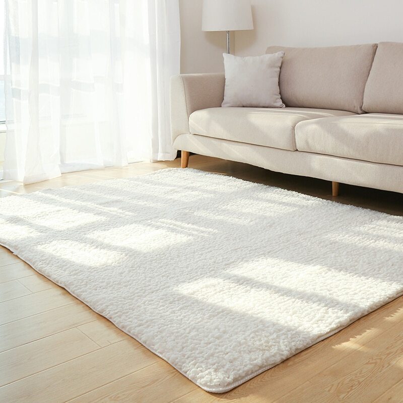 Alfombra suave y acolchada para salón, dormitorio y hogar – estilo moderno antideslizante