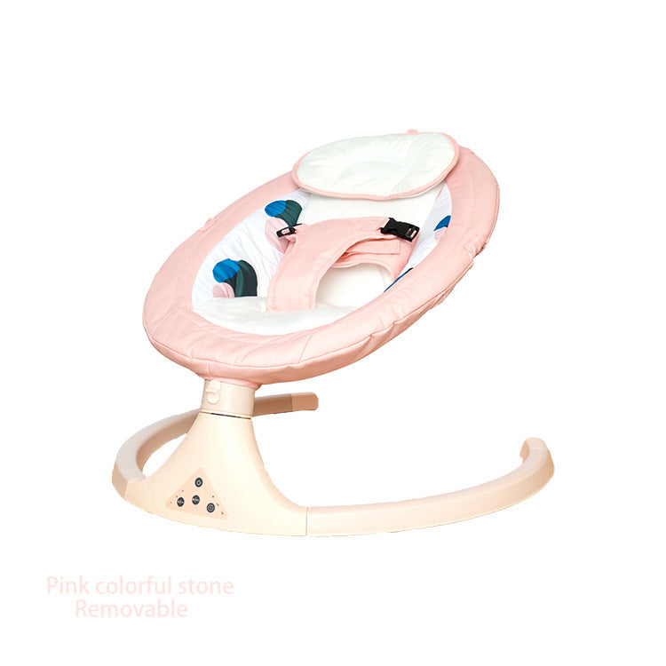 Cuna Mecedora Eléctrica Ajustable para Bebés – Con Bluetooth, Música y Control Remoto