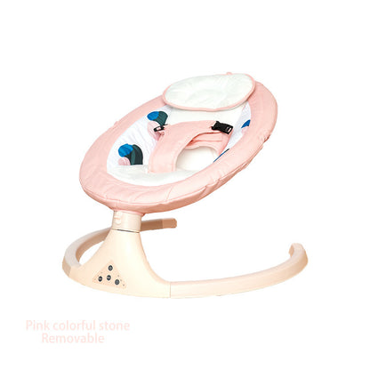 Cuna Mecedora Eléctrica Ajustable para Bebés – Con Bluetooth, Música y Control Remoto