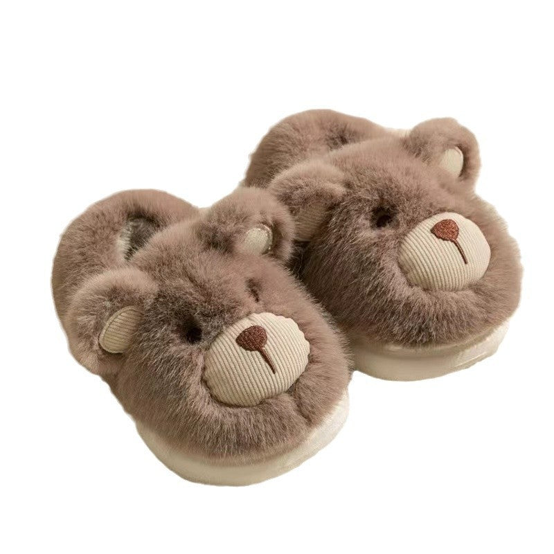 Zapatillas infantiles de peluche – Calzado cálido antideslizante