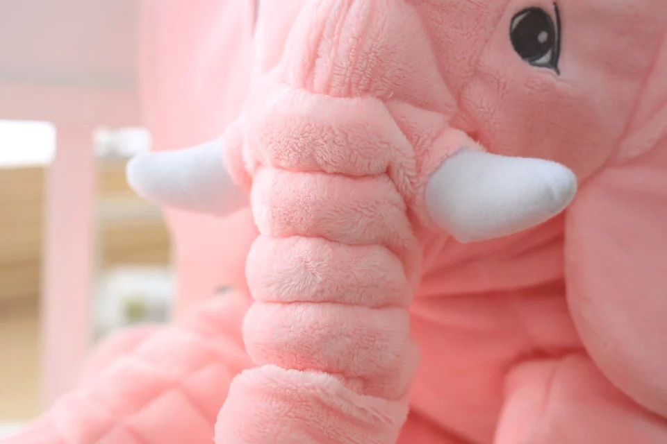 Peluche Elefante Gigante – Almohada Suave con Manta Multifuncional