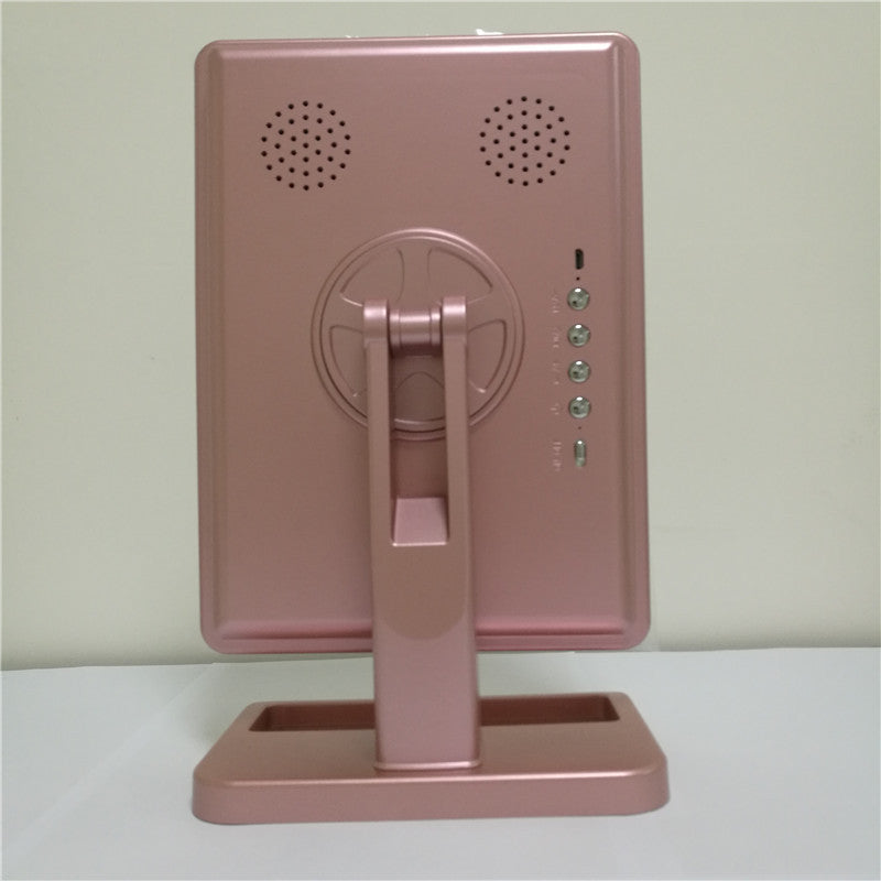 Espejo de Maquillaje con Pantalla Táctil, 20 LED, Altavoz Bluetooth y Aumento 10X