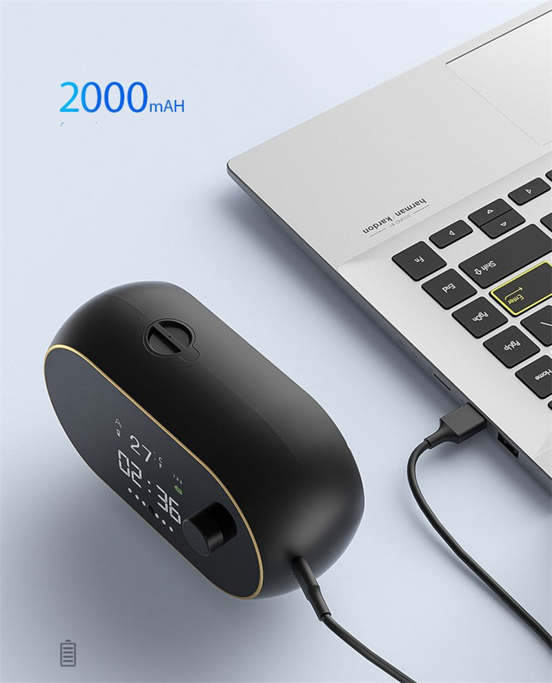 Dispensador automático de jabón en espuma — Montaje mural con pantalla digital