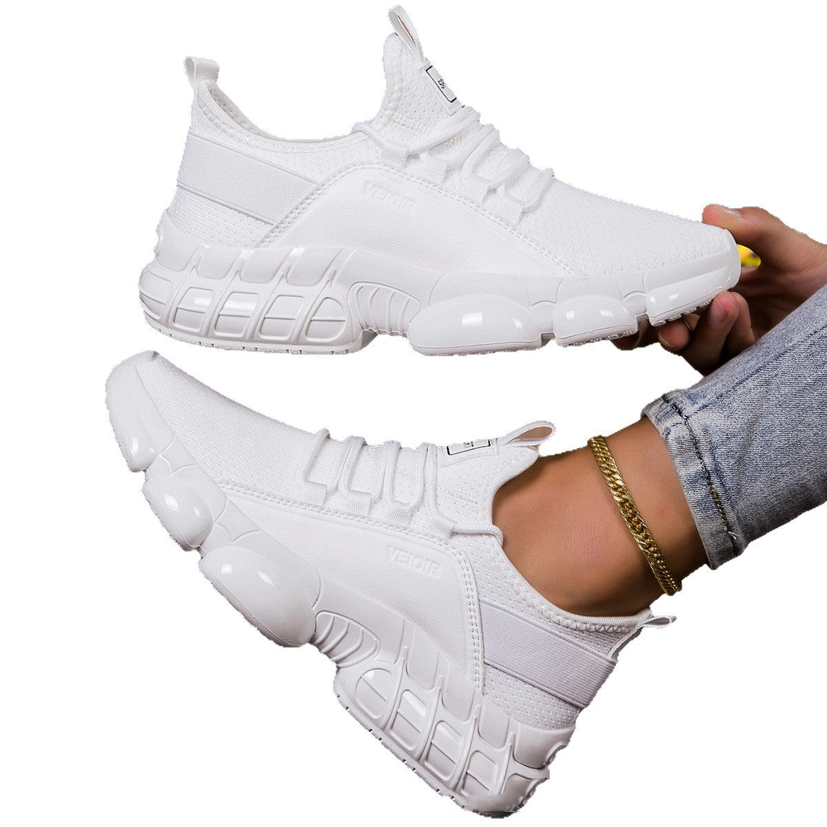 Zapatillas deportivas para hombre – Ligeras y transpirables con cordones