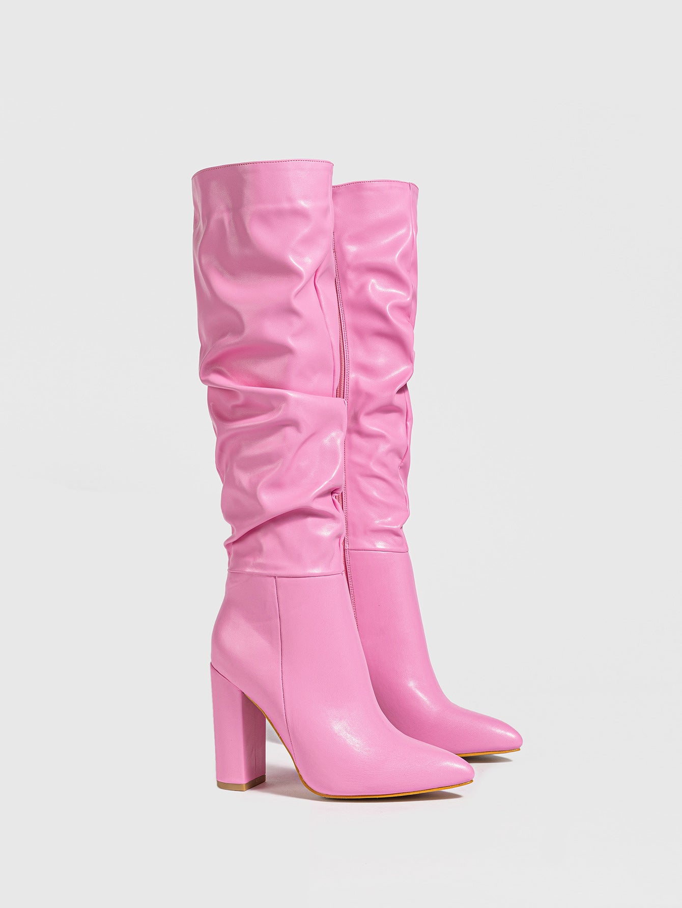 Botas de Tacón Alto con Punta Fina – Elegantes y Cálidas para Mujer