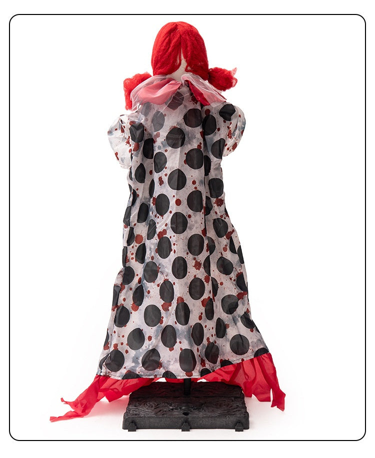 Muñeca Eléctrica Dulcera – Figura Decorativa Animada de Halloween