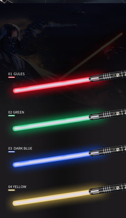 Espada Láser RGB 2 en 1 con Sonido y Luces LED – Recargable por USB