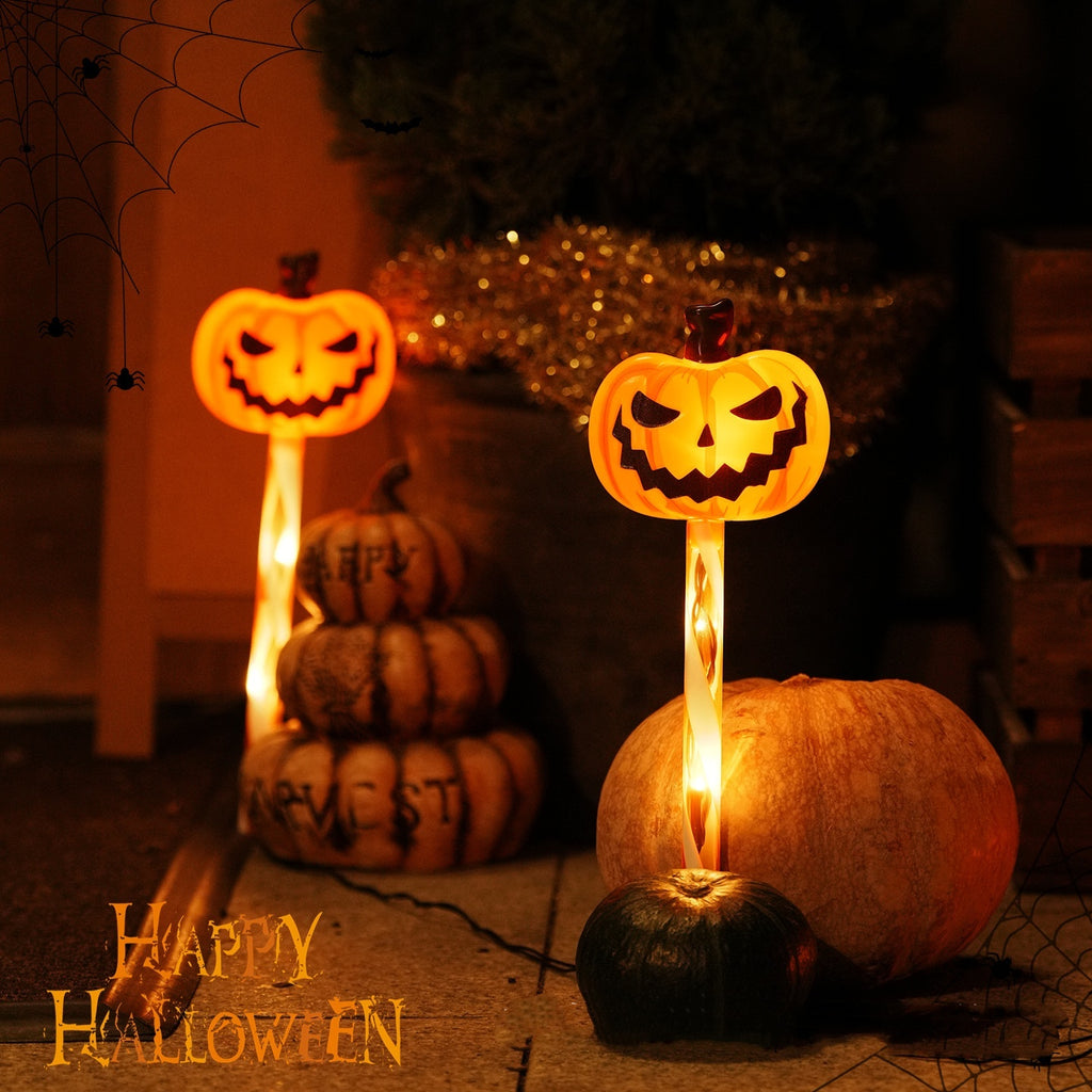 Luces LED Decorativas de Halloween – Iluminación Festiva con Figuras Cartoon