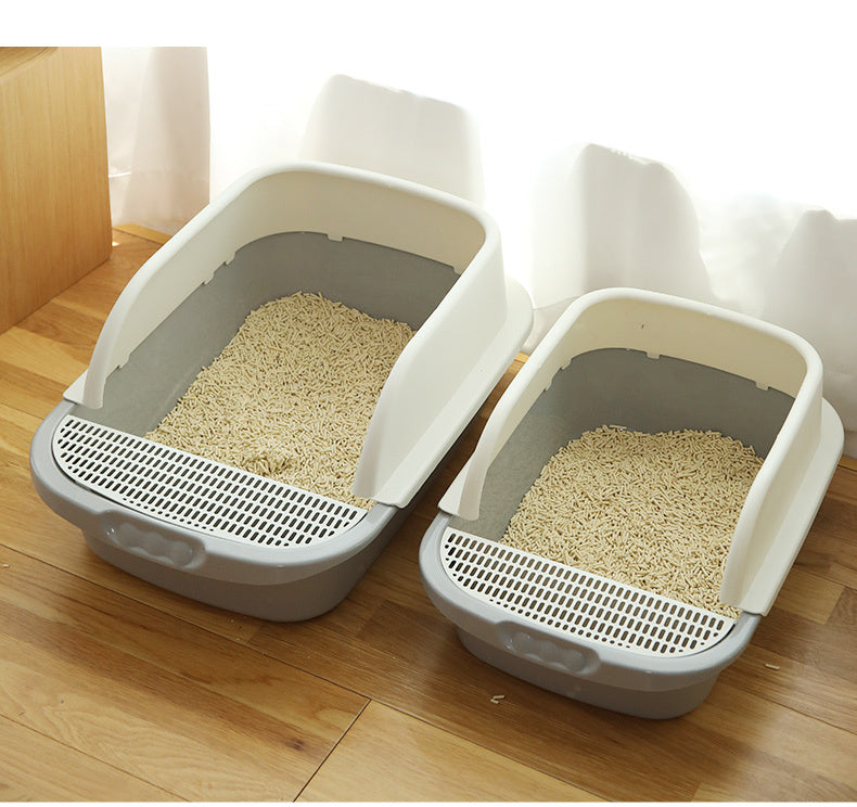 Bandeja sanitaria semicerrada para gatos – Higiénica, cómoda y apta hasta 18 kg