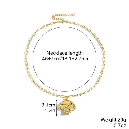 Collar Halloween con Colgante de Murciélago, Calabaza, Fantasma y Araña – Aleación de Zinc Galvanizada