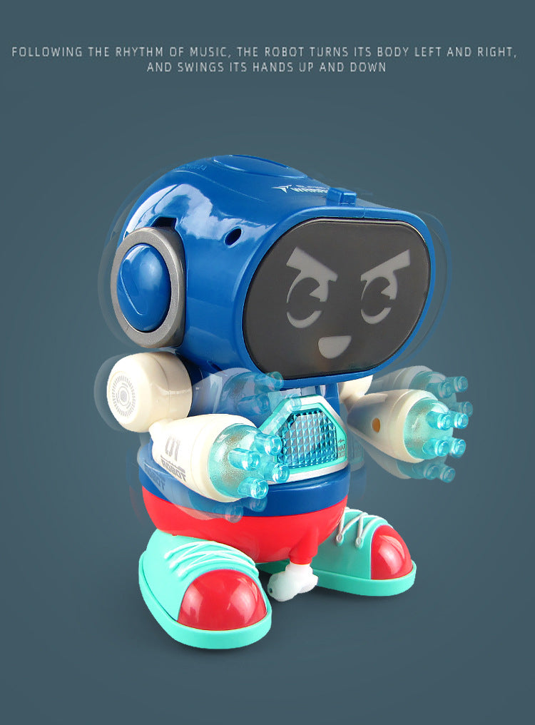 Robot Eléctrico Bailarín con Música y Luces – Juguete Infantil Automático