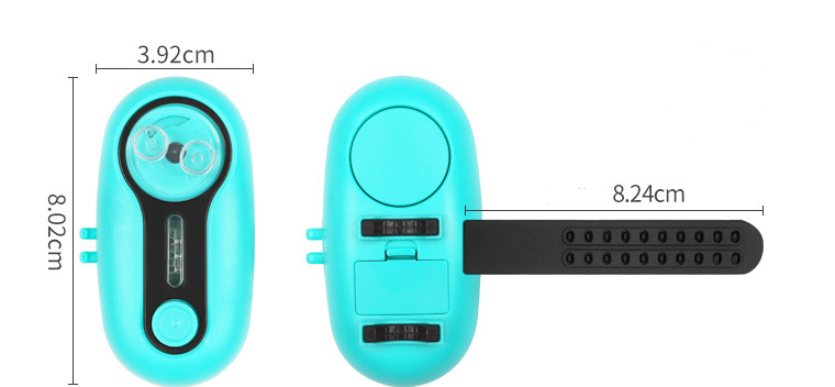 Alarma electrónica de mordida de pez con luz LED y sonido de 80 dB