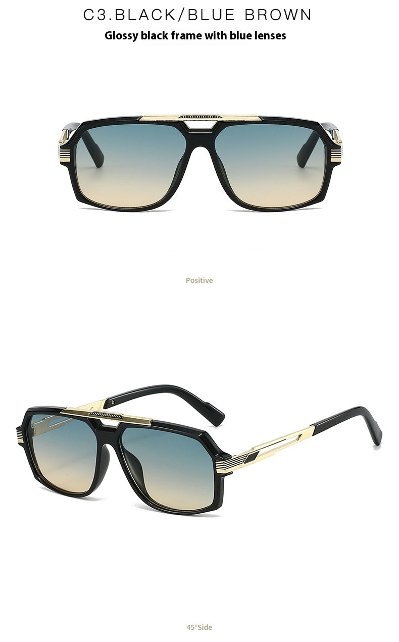 Gafas de sol ovaladas para hombre – Estilo moderno con protección UV