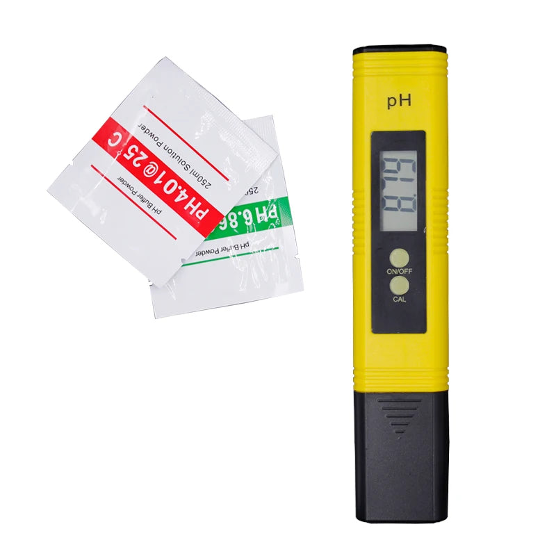 Medidor portátil de pH – Alta precisión con calibración automática y pantalla LCD
