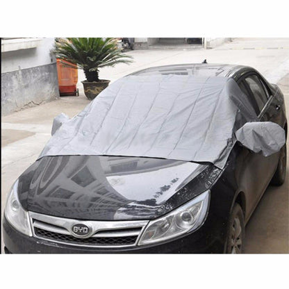 Protector magnético de parabrisas 4 estaciones – Anti sol, nieve y escarcha con cubrespejos integrados