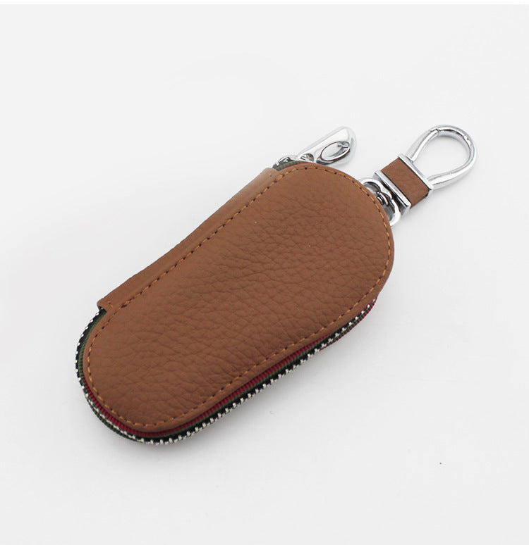 Funda Universal para Llaves de Coche – Cuero PU Premium y Cierre Seguro