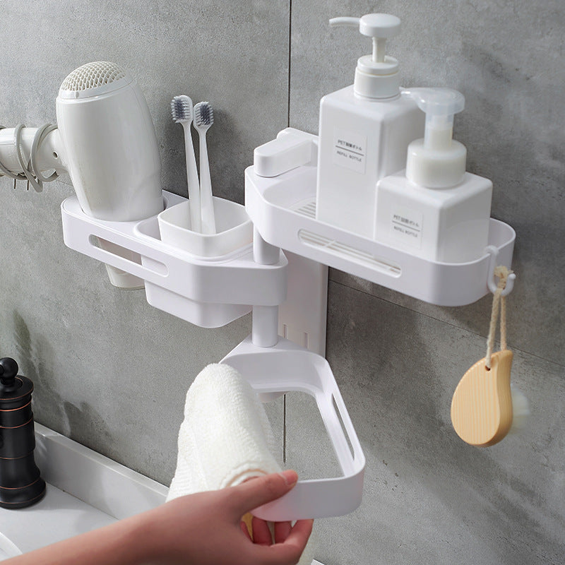 Caja organizadora giratoria de pared – 3 niveles para cocina, baño o dormitorio