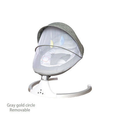 Cuna Mecedora Eléctrica Ajustable para Bebés – Con Bluetooth, Música y Control Remoto