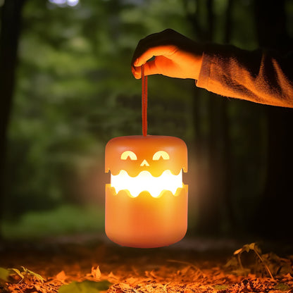 Lámpara Calabaza Plegable – Luz Nocturna Portátil Decorativa de Halloween